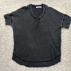Very soft washed out black top